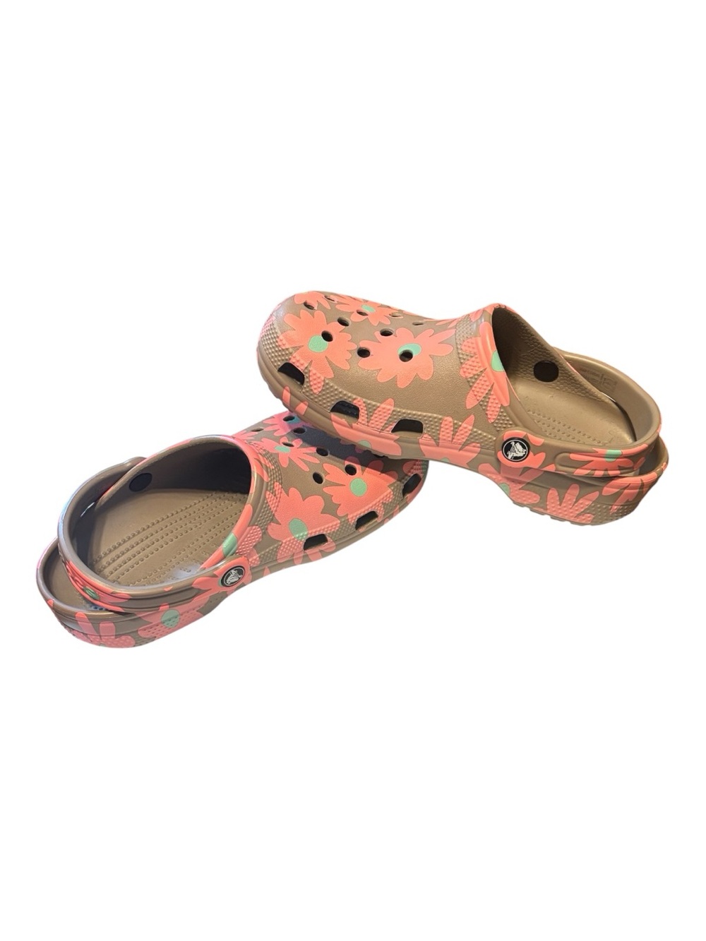 CROCS Classic Retro Resort Floral Clogs - Size 8 - like new - Picture 5 of 5
